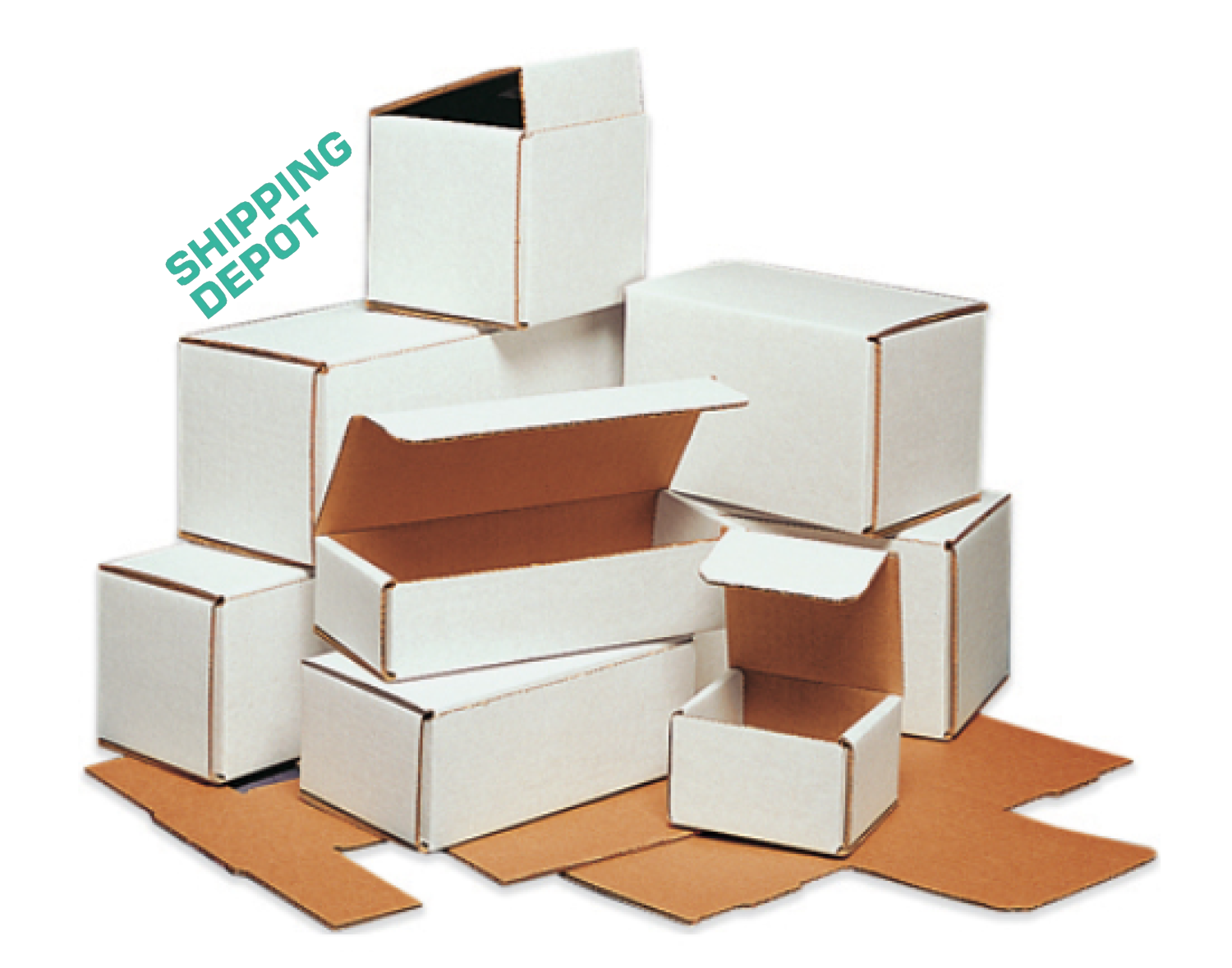 400 Pack 4x3x3 White Corrugated Shipping Mailer Packing Box Boxes 4" x 3" x 3"