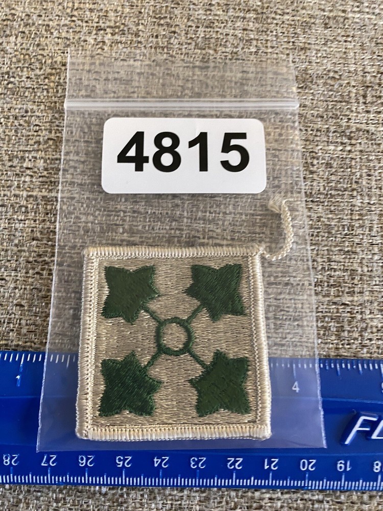 US Army 4th Infantry Division Patch INV4815