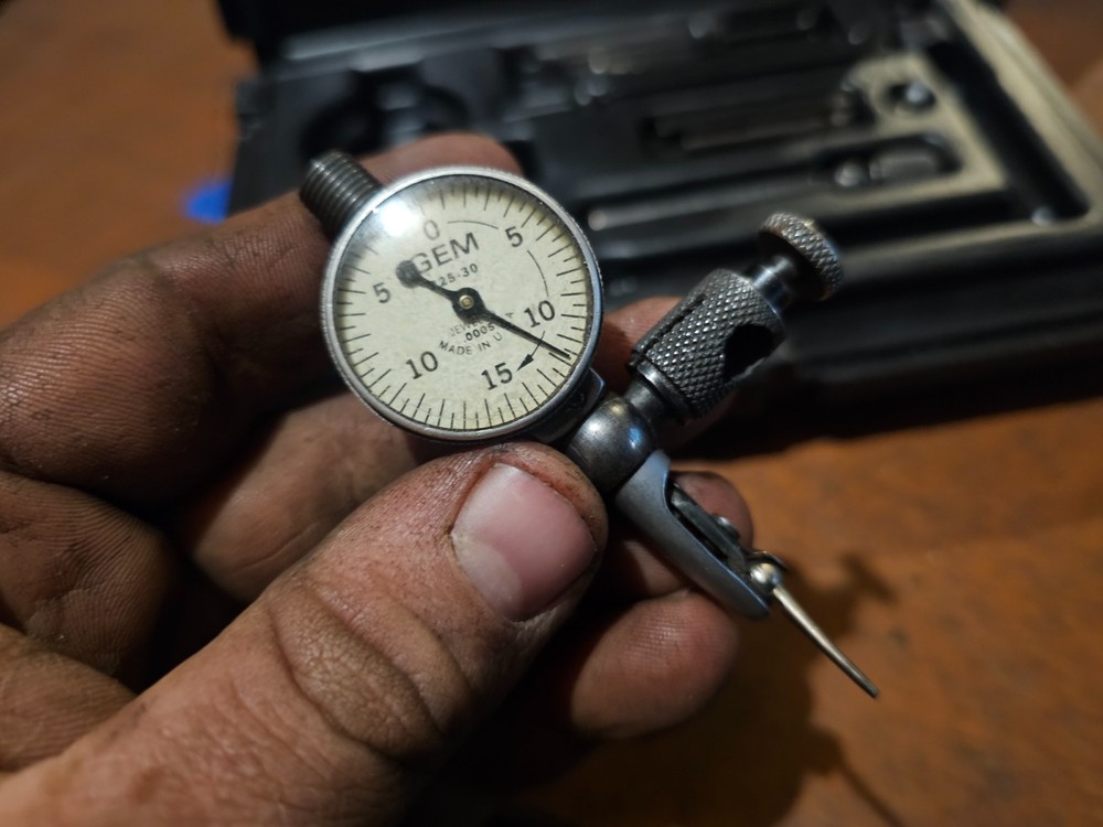 GEM Mechanical Dial Indicator Set .0005 Increments 325-30