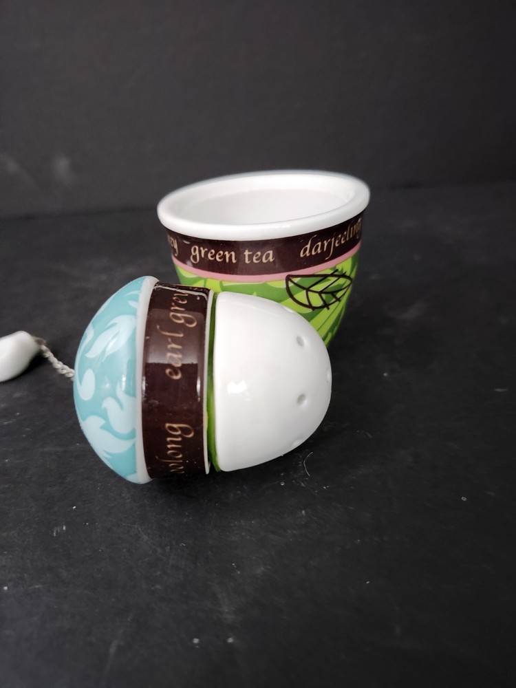 Ceramic 4 Pc Tea Strainer