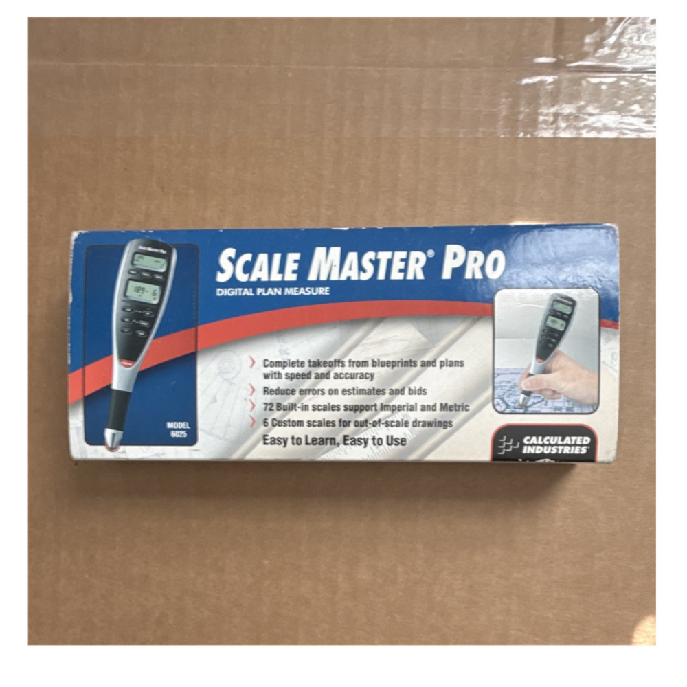 Calculated Industries Scale Master Pro 6025 Digital Plan Measure Digital Display