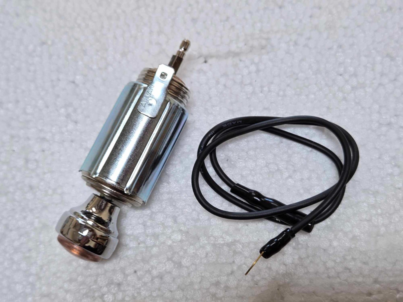 1941 Chevy Special Deluxe Cigarette Lighter Socket Plug w Copper Knob Color