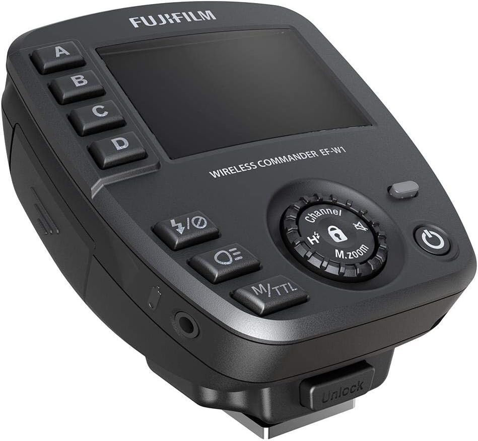 FUJIFILM Wireless Commander EF-W1 w/ case, cable for remote shutter