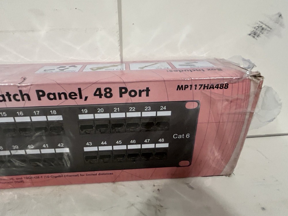 48 port category 6 patch panel Spectrum Plus Series