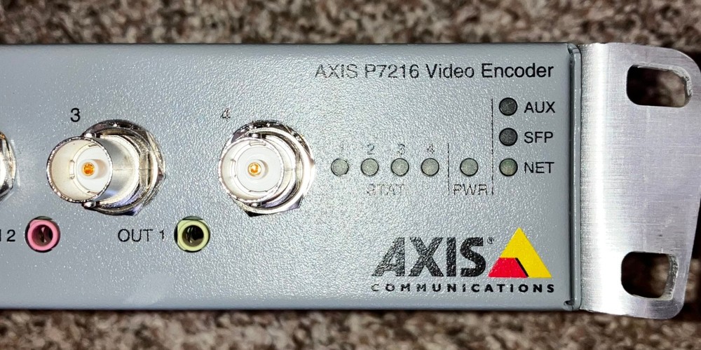 AXIS P7216 16-Channel Video Encoder - Rack Mount - Untested / For Parts