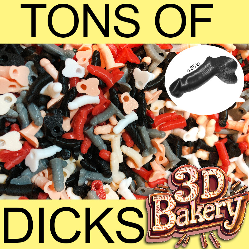 Original Joke 3D Penis Micro Dick Mini Tiny Many Sets! Prank/Gag Gift Risque NEW