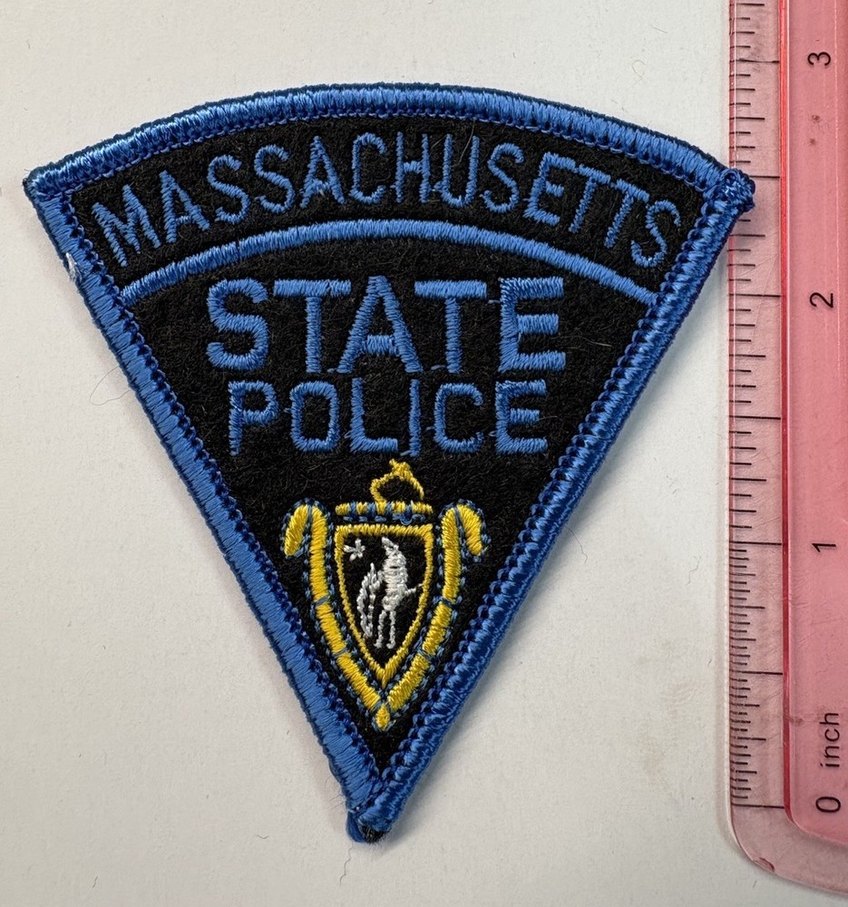 Massachusetts State Police Mini / Hat Patch ~ Approx 3”