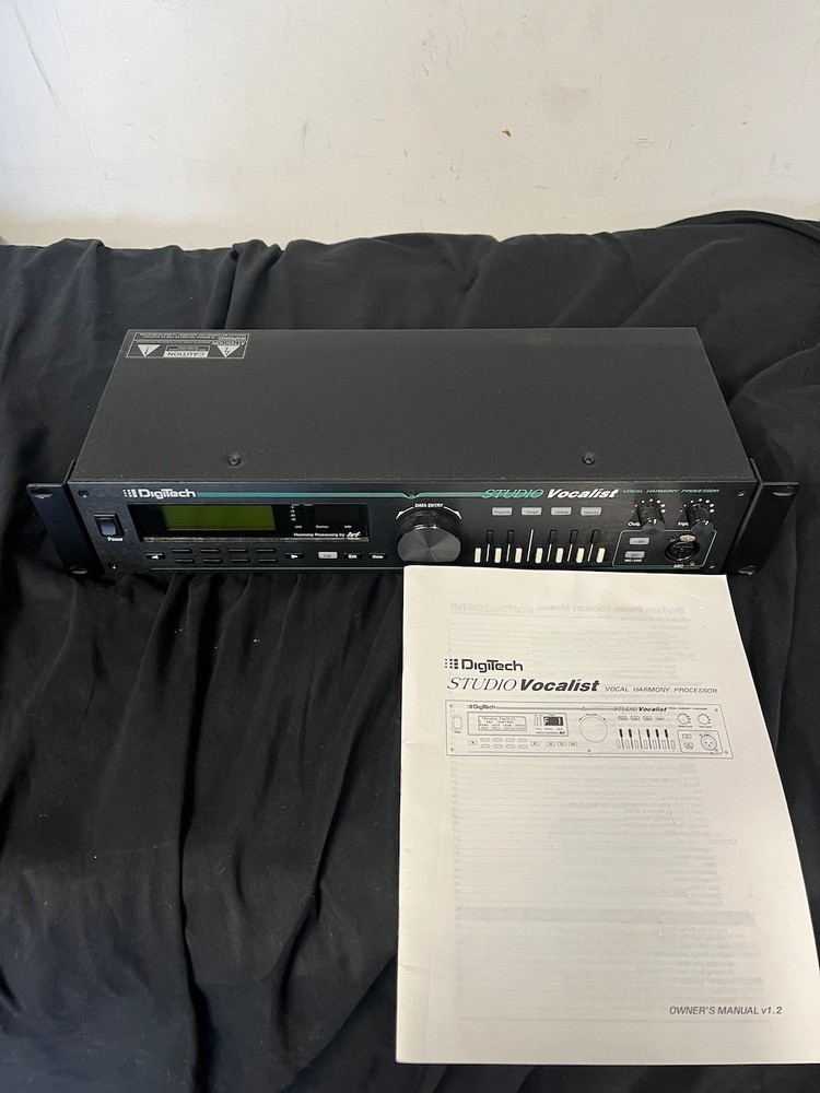 DigiTech Studio Vocalist Vocal Harmonizer Rack Mount Effect Processor W/Manual