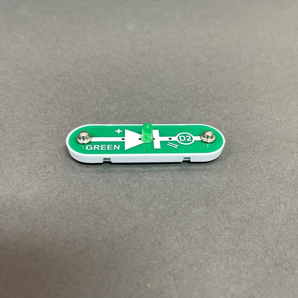 Snap Circuits by Elenco D2 Green Light Emitting Diode LED Replacement Part