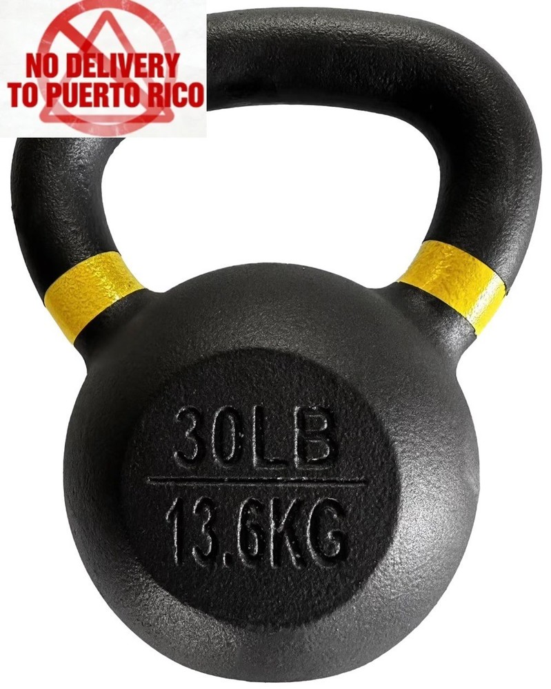Cast Iron Kettlebell, Single, 30 lbs