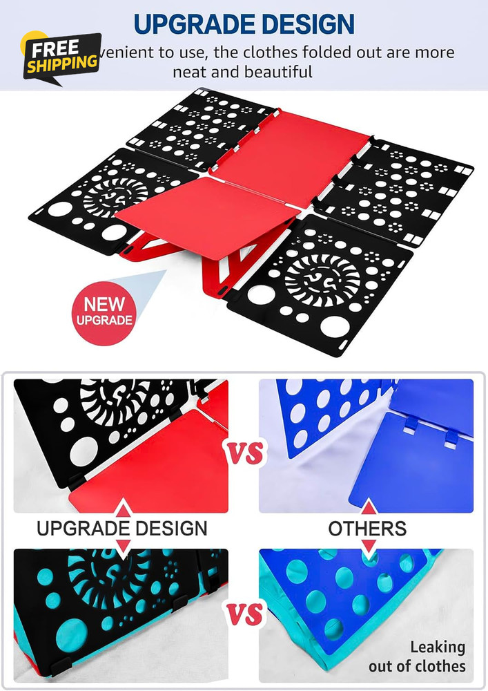 Version 3 Shirt Folding Board T Shirts Clothes Folder Durable Plastic Folding