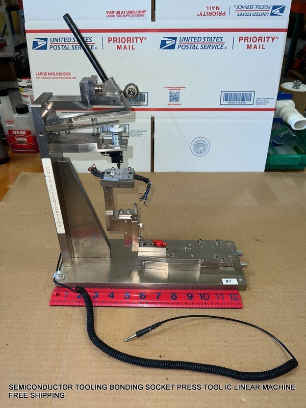 SEMICONDUCTOR TOOLING BONDING SOCKET PRESS TOOL IC LINEAR MACHINE FREE SHIPPING