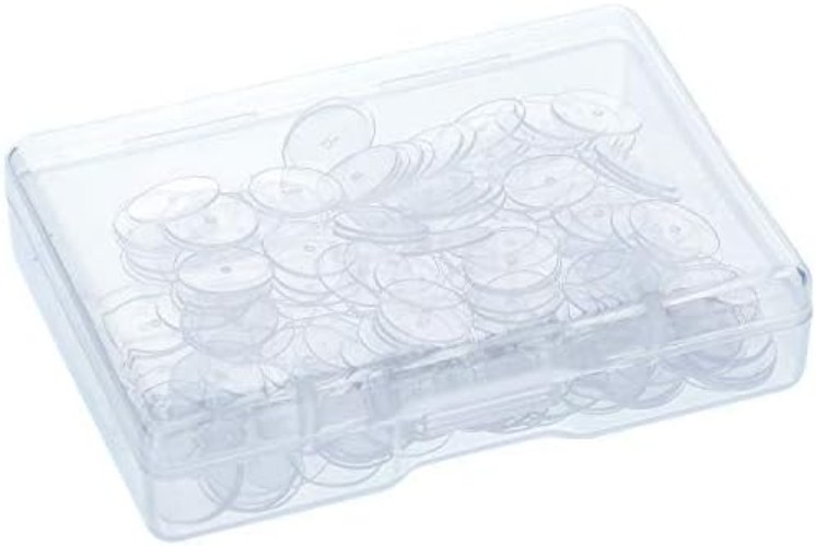 200 Pack Clear Discs for Earrings – Durable Earring Backs to Prevent Stretching
