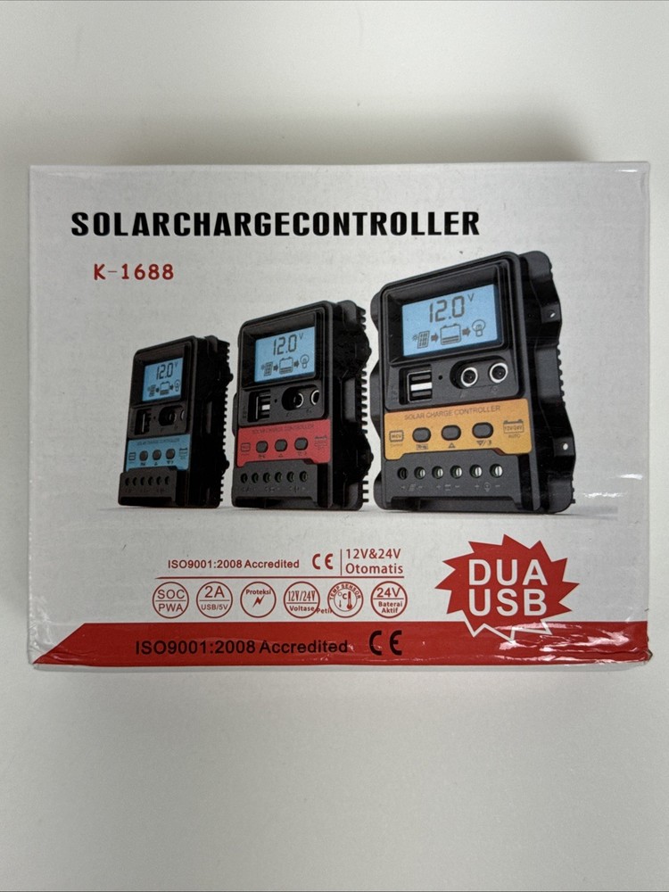 Solar Charge Controller K-1688 12V/24V