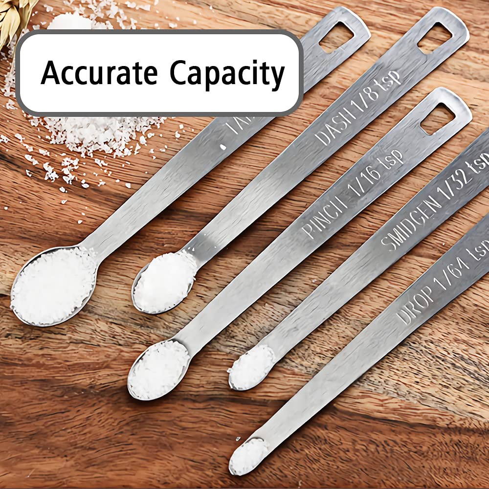 BERYLER 1PCS 1/5 Teaspoon1/5tsp, 1ml Single Tiny Measuring Spoon, Small