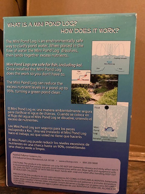 Mini Pond Log by Applied Polymer Systems