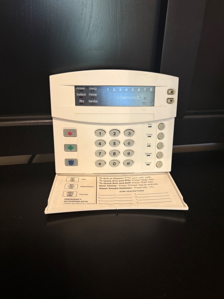 Interlogix NetworkX 422 NXCE-01 alarm security keypad
