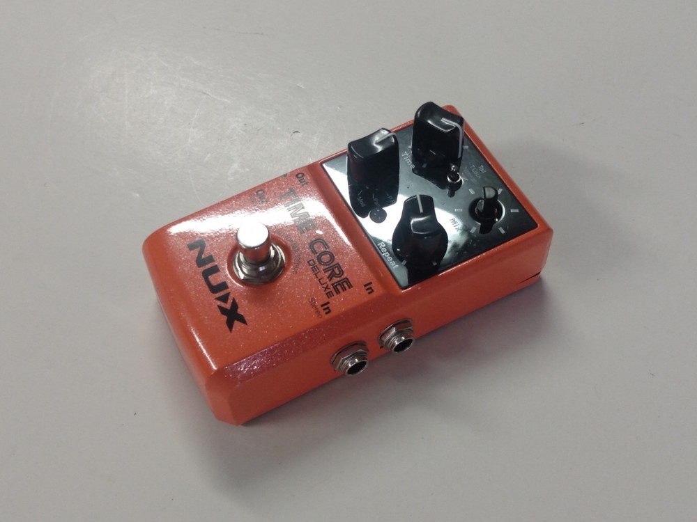 NuX Time Core Deluxe Delay Effects Pedal with 7 Delay Modes USED Missing Knob