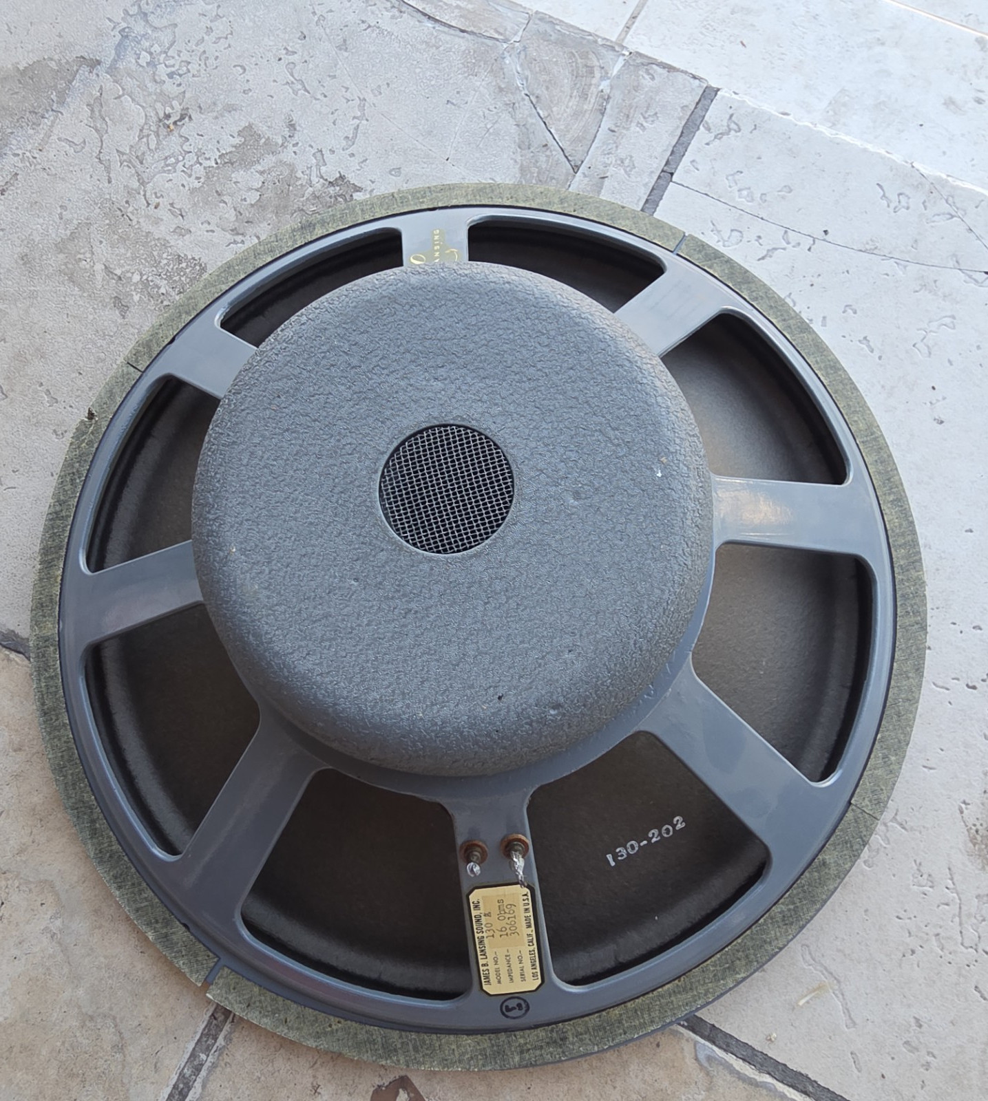JIM LANSING JBL 130A 16 Ohm SINGLE Speaker - Working