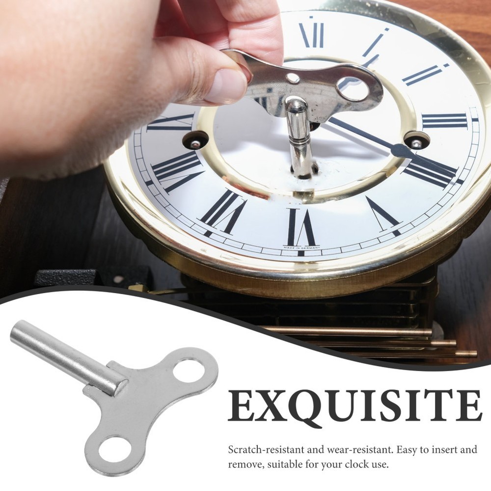 Steel Clock Winding Key Multi Functional Clock Repairing Tool Kit