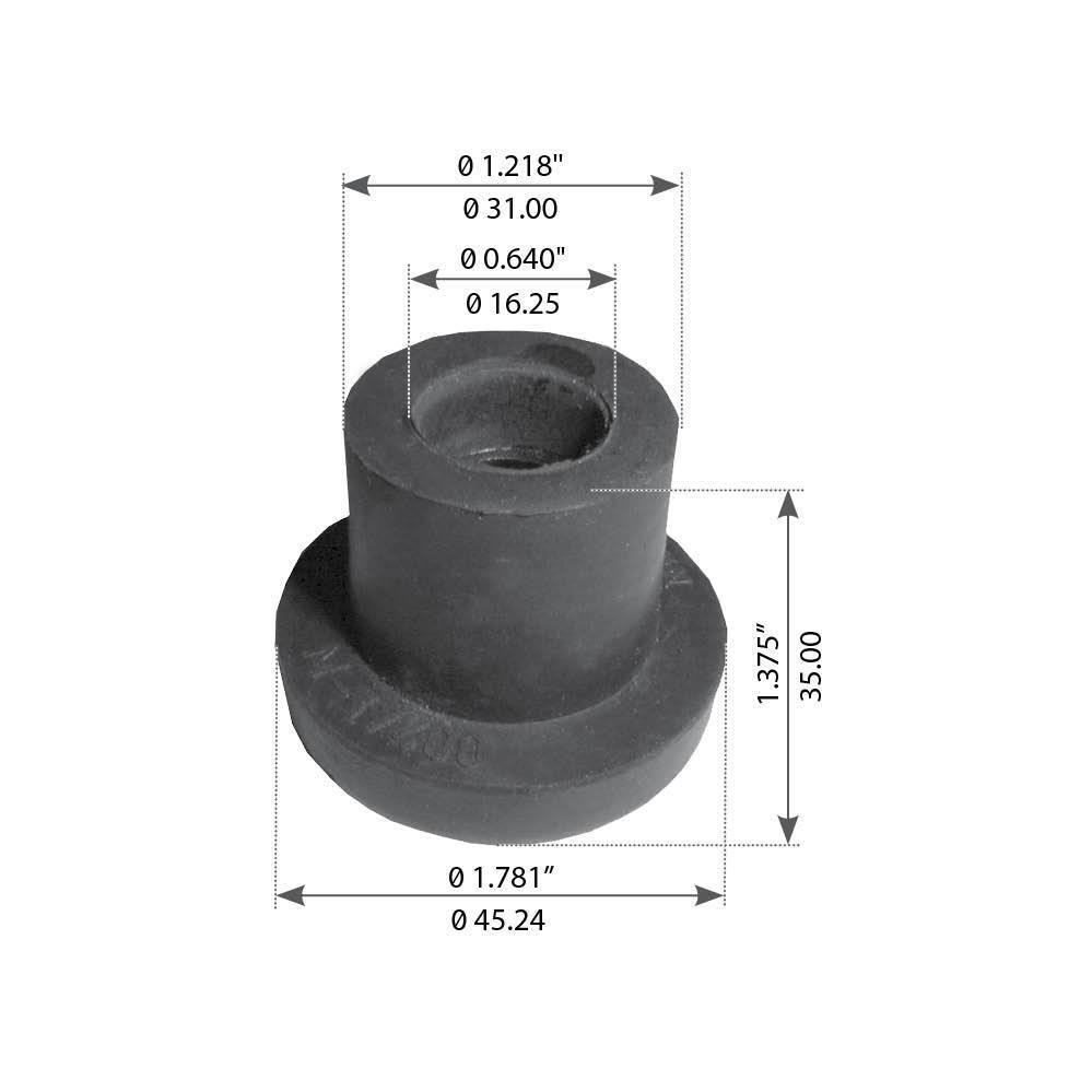 Fortpro Hood Hinge Bushing Compatible with International-Navistar Trucks Replace