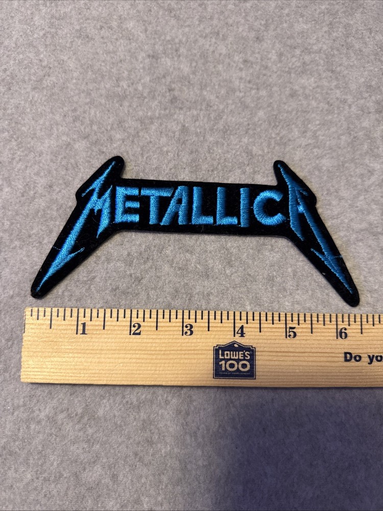 Metallica Patch Blue