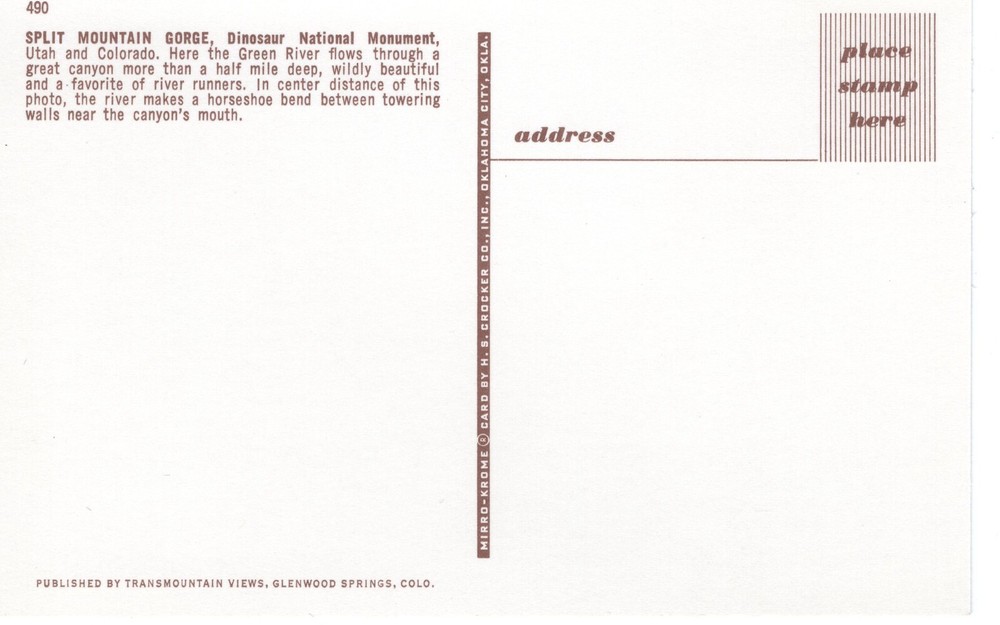 SPLIT MOUNTAIN GORGE, DINOSAUR NATIONAL MONUMENT, UT - PC3784