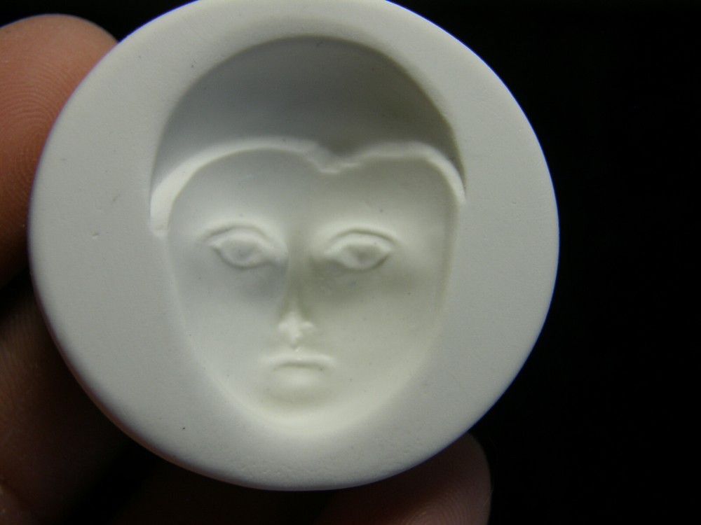 Goddess Face Polymer Clay Mold (MD1026)