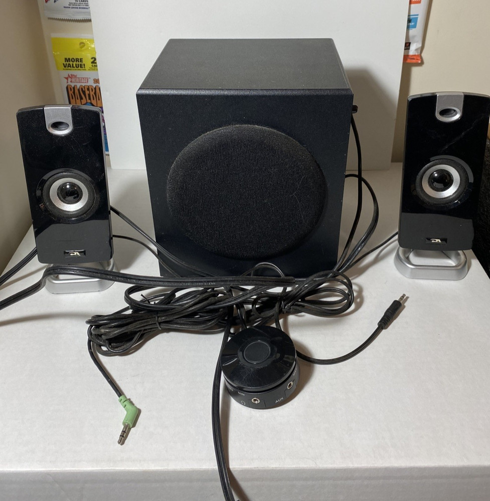 Cyber Acoustics CA-3080 18W Powered 2.1 Speaker System