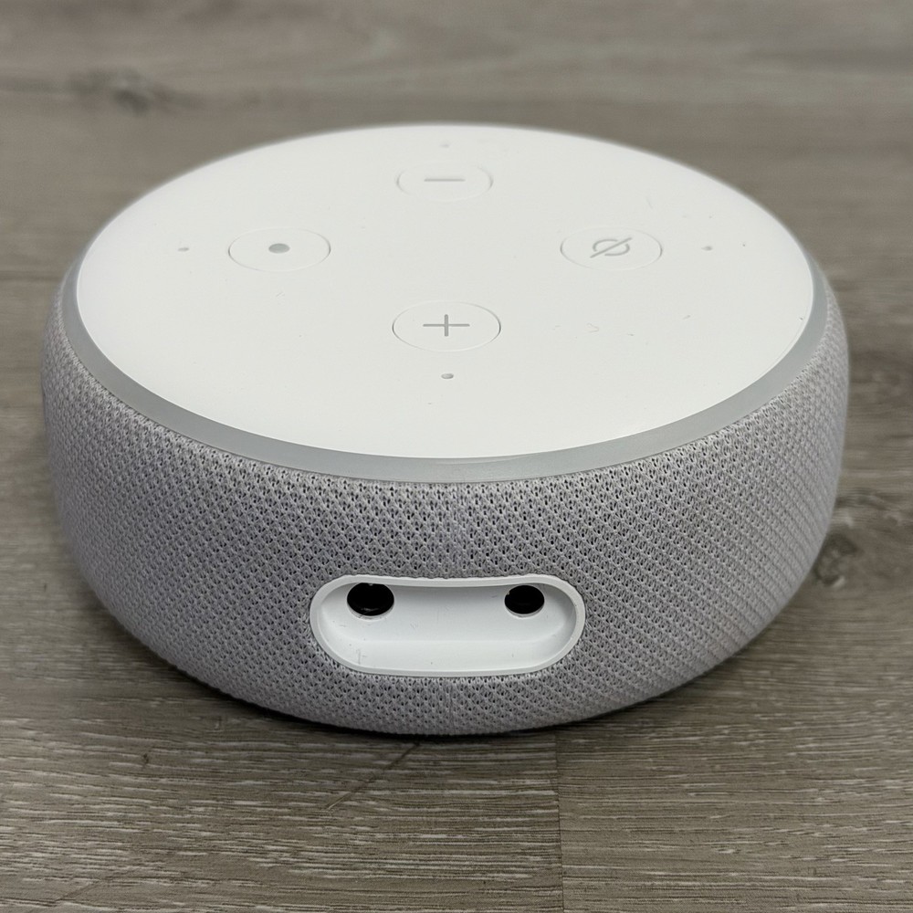 Amazon Echo Dot 3rd Generation Model D9N29T White Gray, Tested Works USED