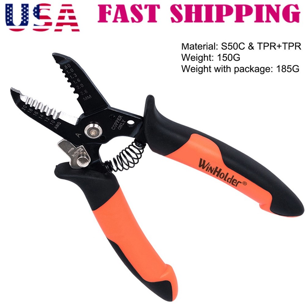 Wire Stripper Fine Grinding Stripping Shearing Double layer Wire Clamping Pliers