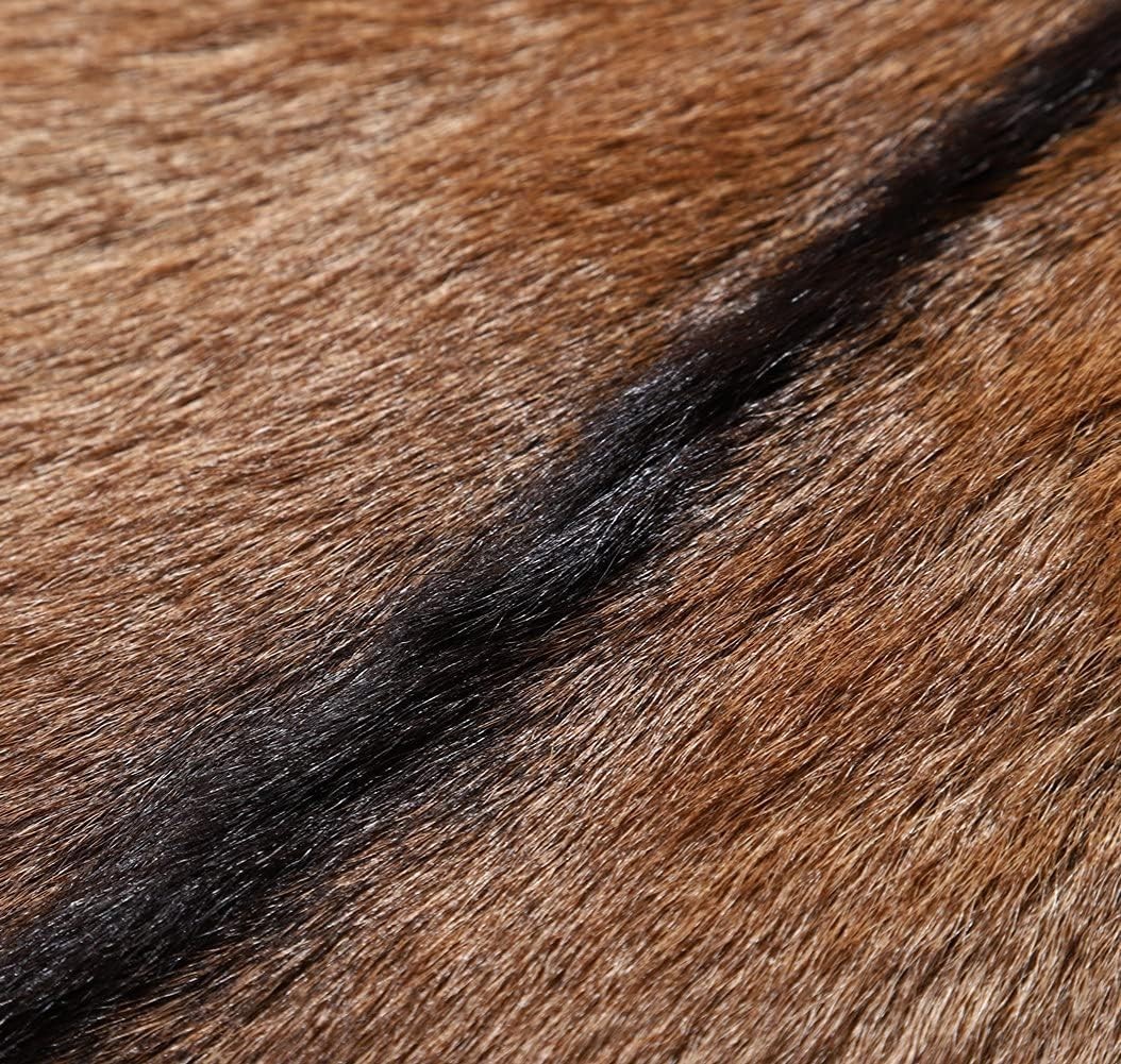 Quality 16x16 Sheepskin Antelope Fur Pelt - Perfect for Plush Crafts & Decor