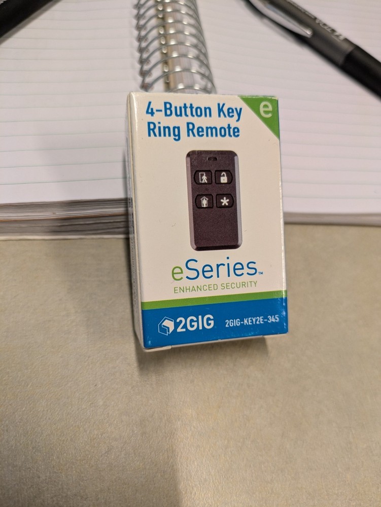 4-Button Key Ring Remote 2GIG-KEY2E-345