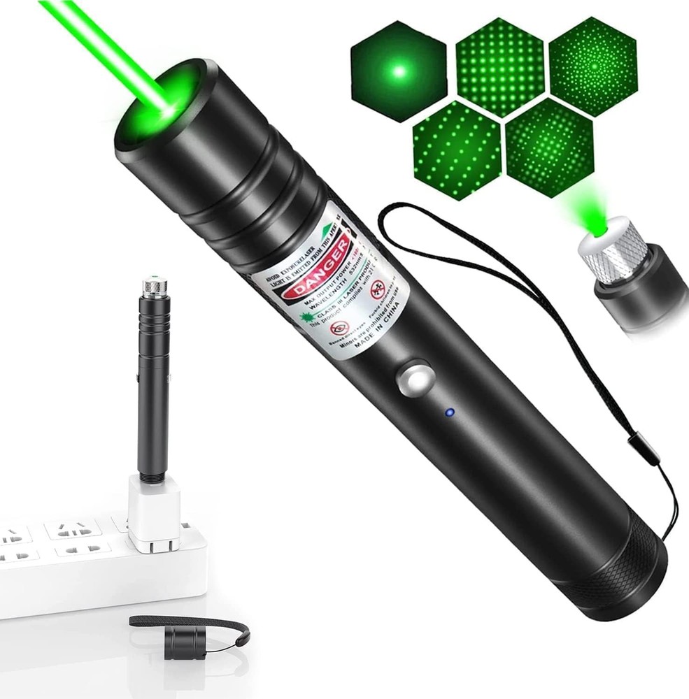 Long Range High Power Tactical Green Beam Flashlight Laser Pointer rechargeable