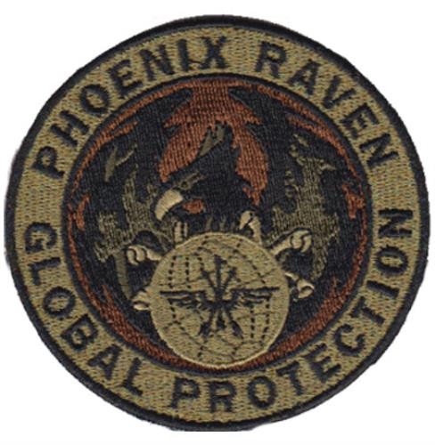 Security Forces Spice Brown Phoenix Raven Patch