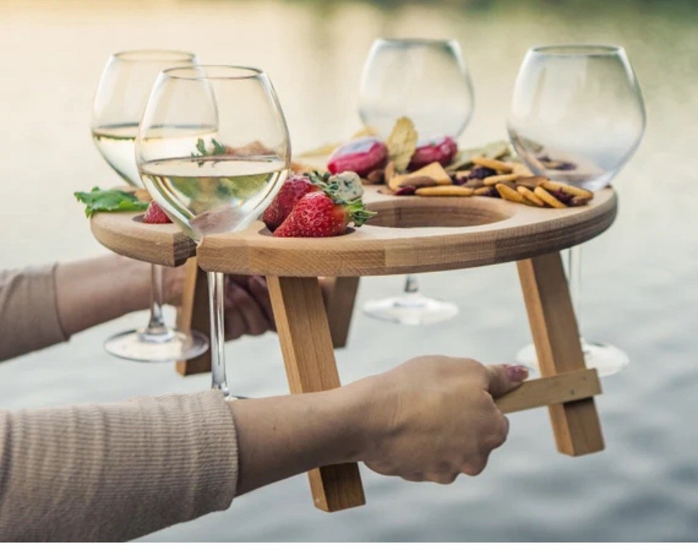 Wine Charcuterie Picnic Table