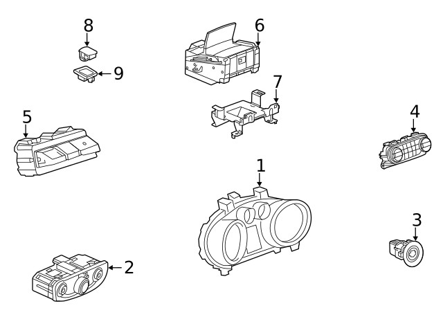 Genuine GM Head-Up Display Bracket 60002888