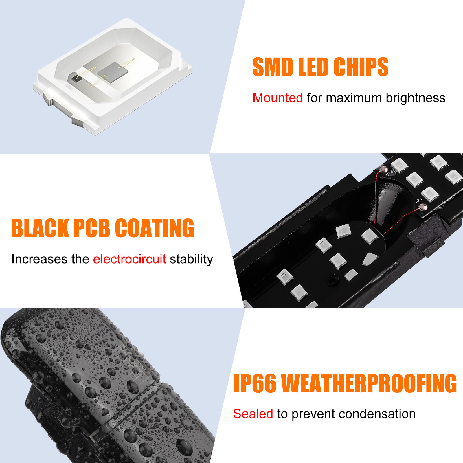 4PCS LED Door Courtesy Light For Silverado Suburban Chevy Tahoe GMC Yukon Sierra