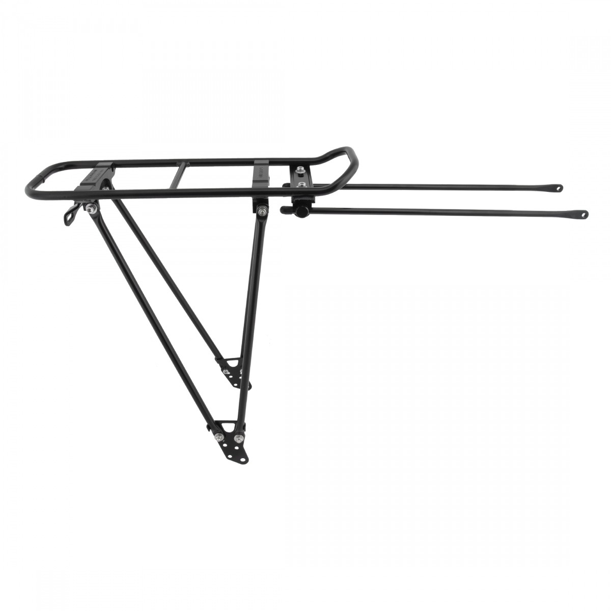 Racktime Foldit 1.0 Adjustable Rear Bike Rack for 26/28" Frames, Black