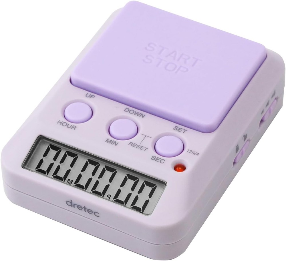 dretec Study Timer Time Up 2 Limited Color Purple Learning Timer From JAPAN NEW