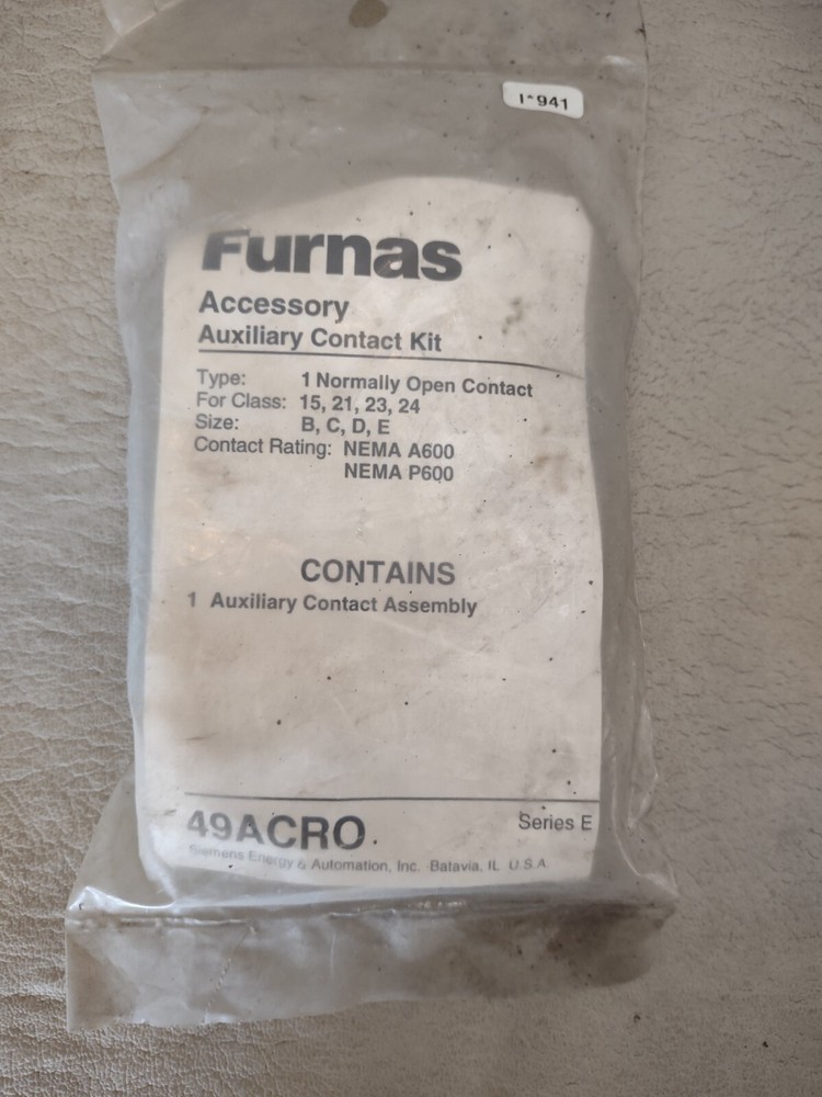 FURNAS 49ACRO AUXILIARY CONTACT
