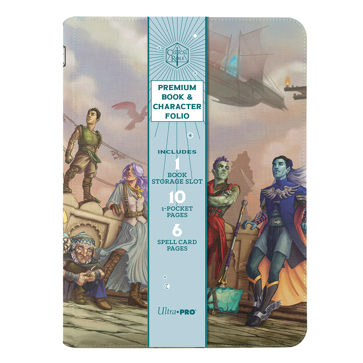 Critical Role Bells Hells Team Lineup Leatherette Book Folio