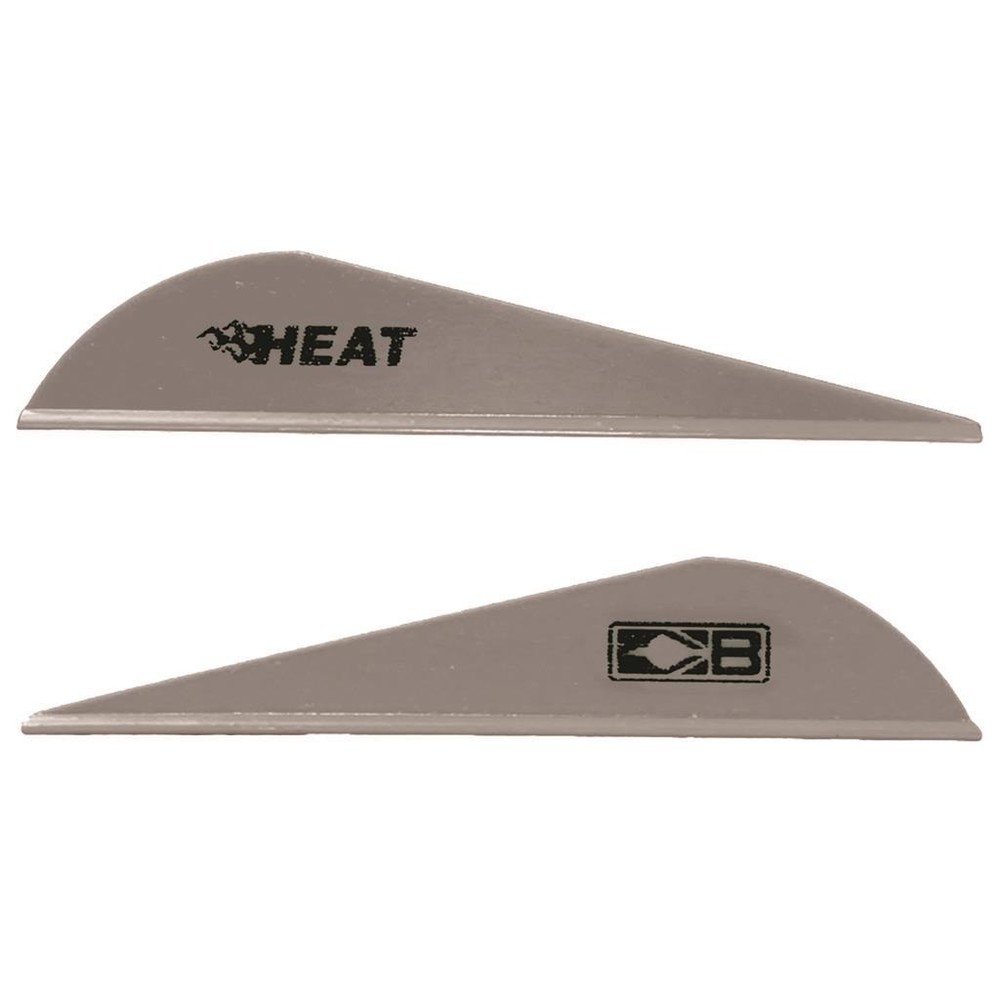 Bohning Heat Vanes Silver 36 Pack