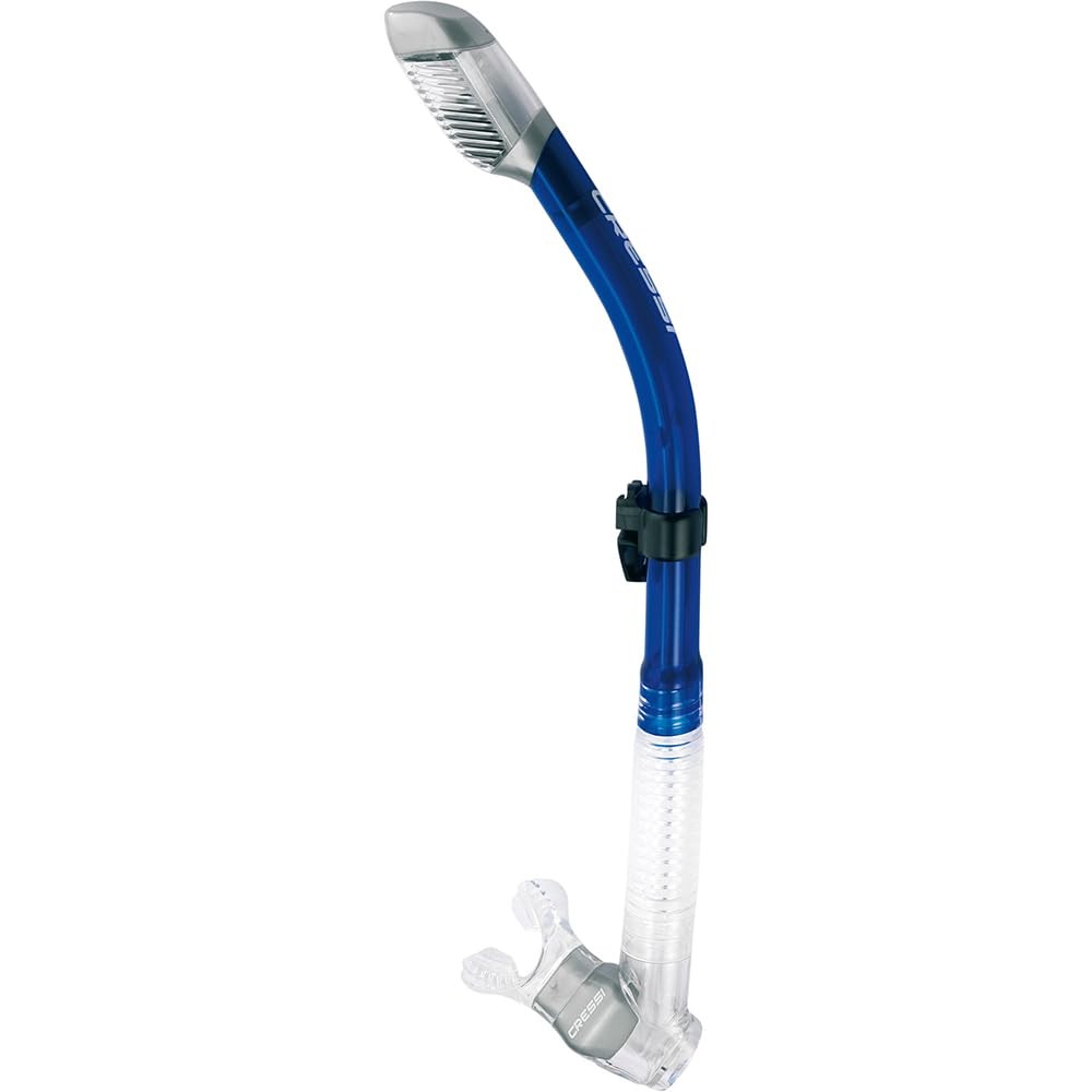 Supernova Dry Dry Snorkels, Clear/Cobalt