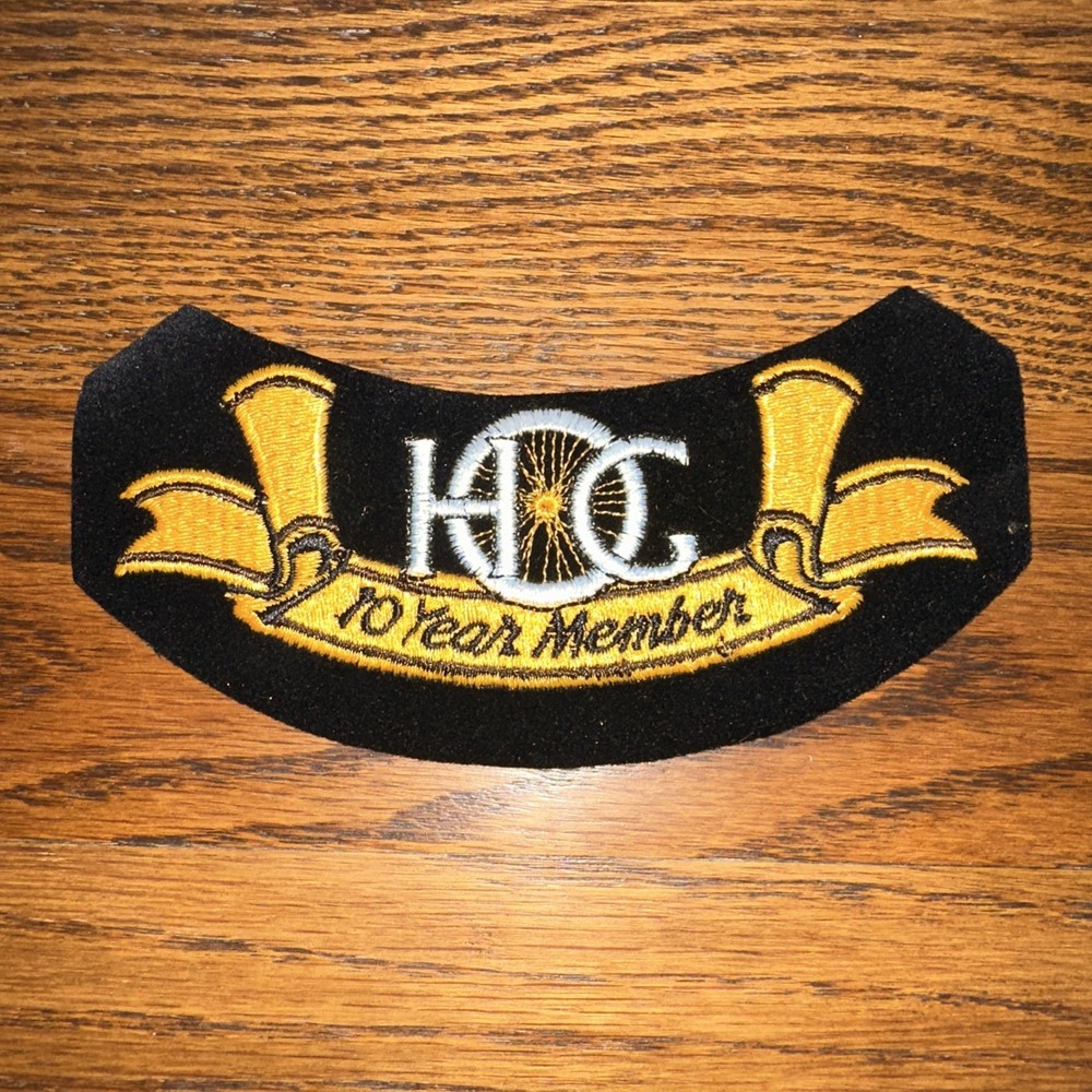 10 Years HOG Member Harley Davidson Motorcycle New Patch