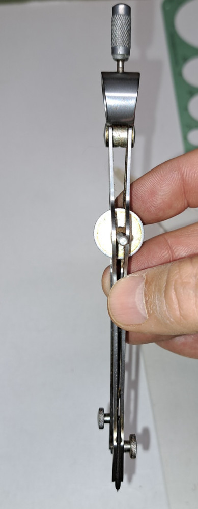 Drafting Tools Lot Adjustable Triangle Compass Templates Pencils engineer-VTG