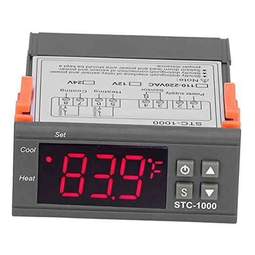 Digital Temperature Controller, -1000 Cooling and Heating Temperature 12V