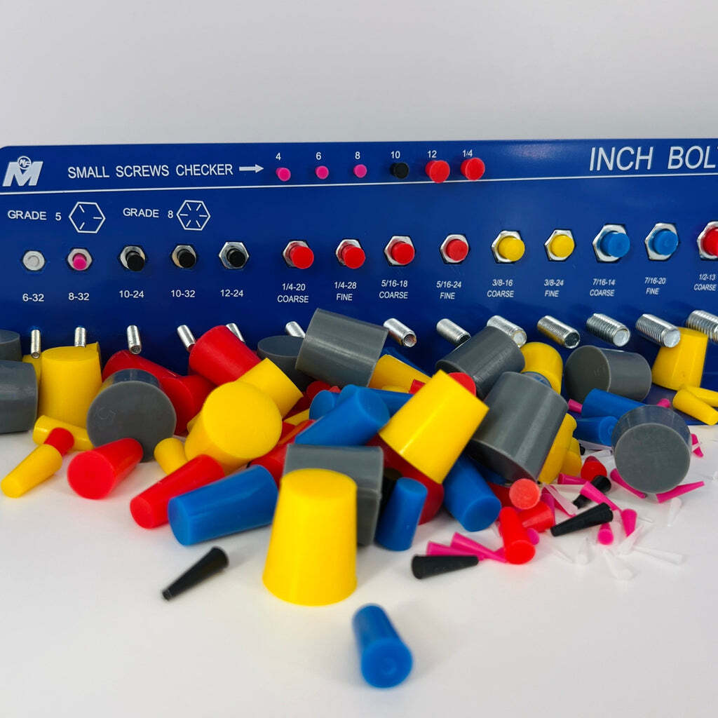 High Temp Masking Supply 235 Piece Silicone Rubber Plug Set - 1/32" to 1" Range