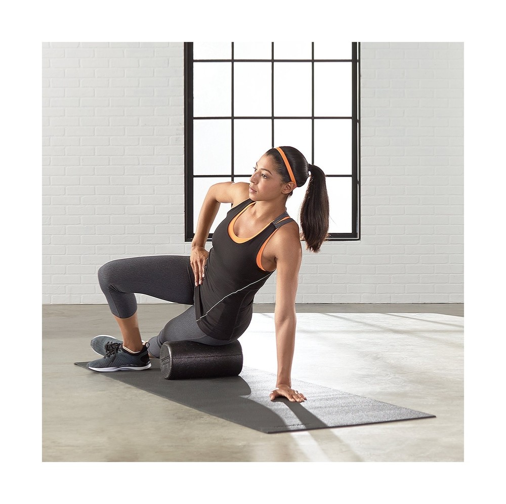 Amazon Basics High-Density Round Foam Roller for Exercise, Massage, Muscle Re...