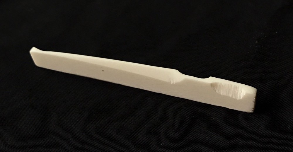 2 Cattle Bone Compensated Saddles For Acoustic Guitars String Instruments Parts